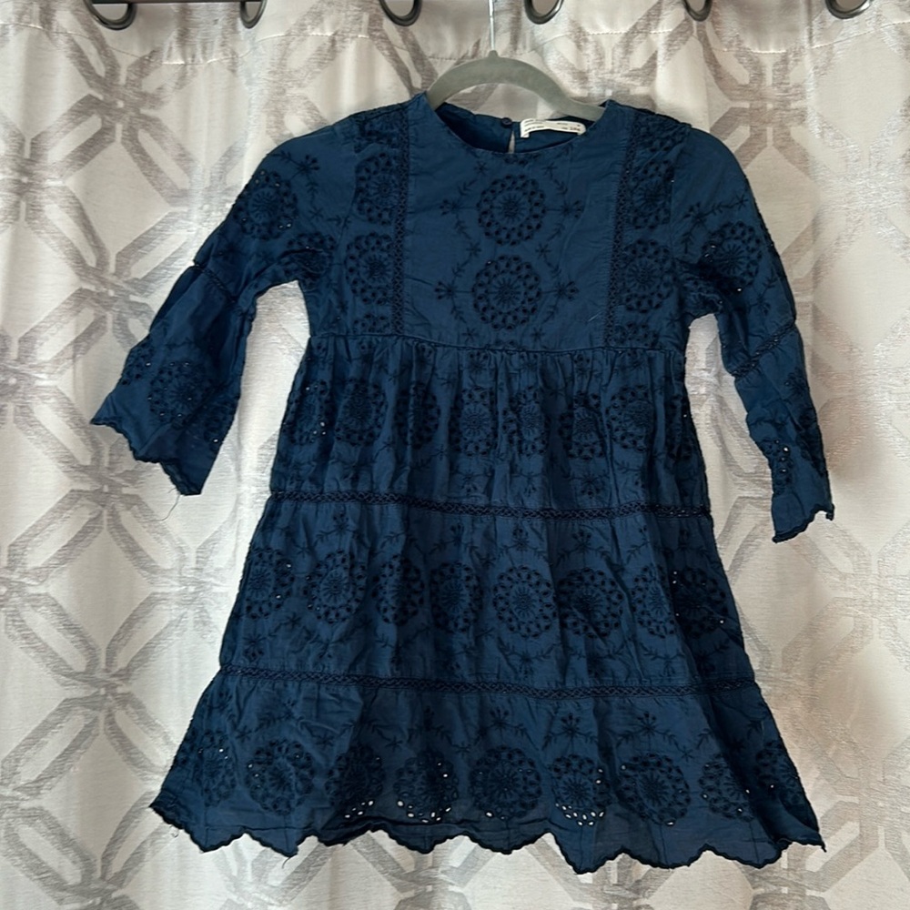 Zara Kids Eyelet Dress - Size 9